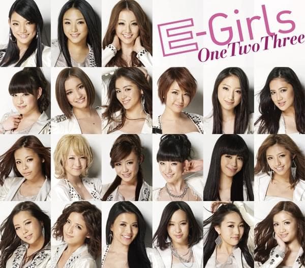 Album cover art for "One Two Three" by E-girls