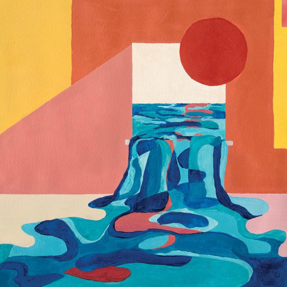 Album cover art for "Simpatico People" by W.H. Lung