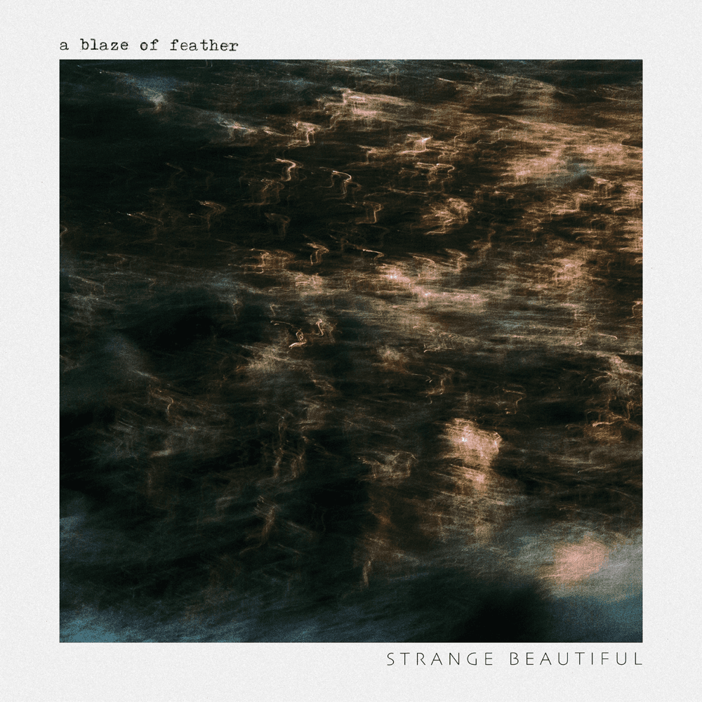 Album cover art for "Strange Beautiful" by A Blaze of Feather & Tender Central