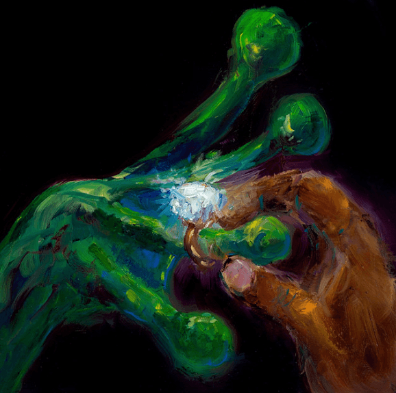 Album cover art for "alley-oop" by ​Dijon