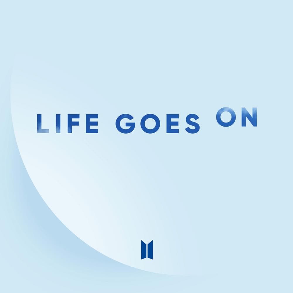 Album cover art for "Life Goes On" by BTS