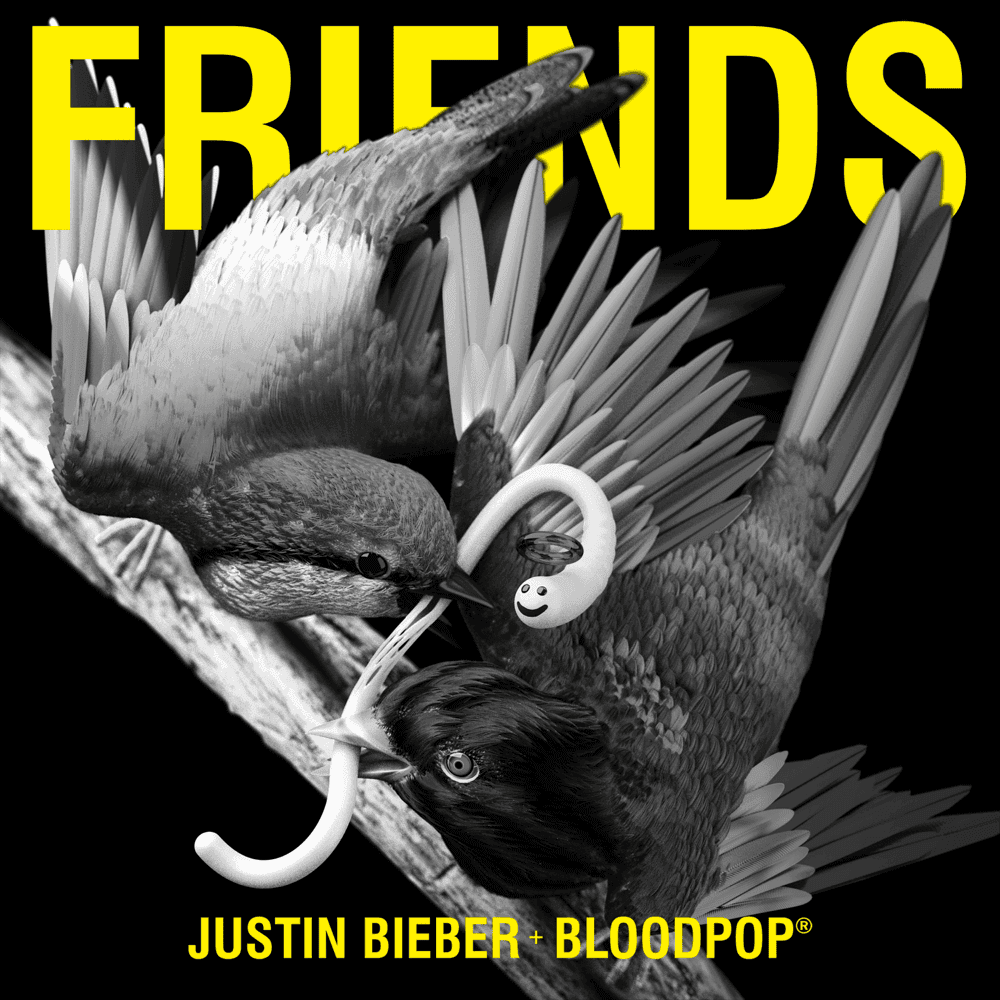 Album cover art for "Friends" by Justin Bieber