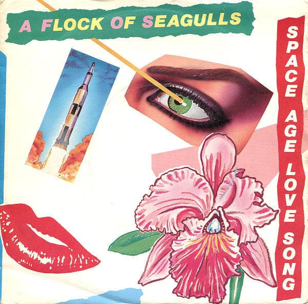 Album cover art for "Space Age Love Song" by A Flock of Seagulls