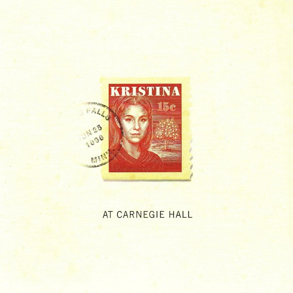 Kristina at Carnegie Hall