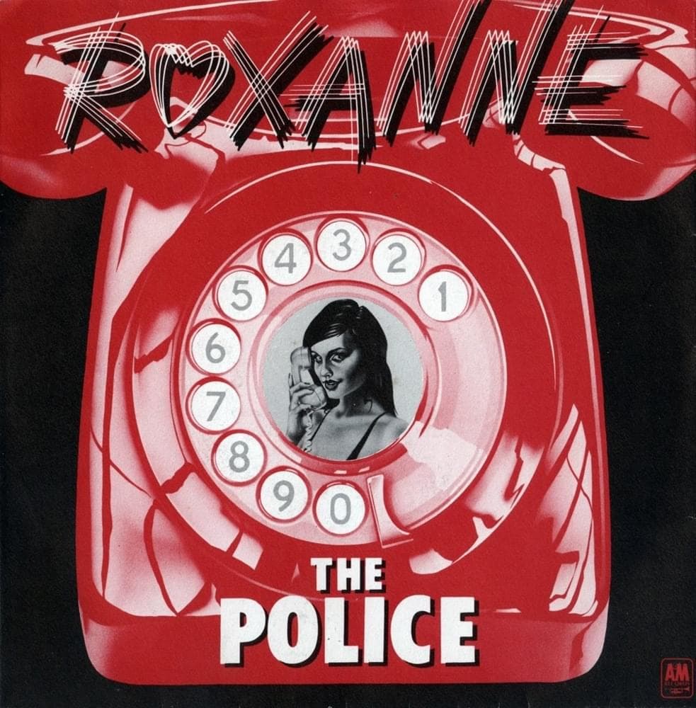 Album cover art for "Roxanne" by The Police