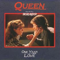 Album cover art for "One Year of Love" by Queen
