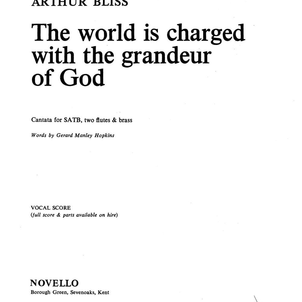 The World Is Charged With the Grandeur of God
