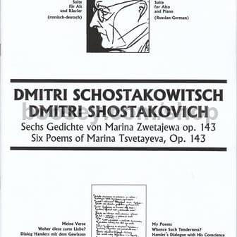 Six Poems by Marina Tsvetaeva, Op. 143