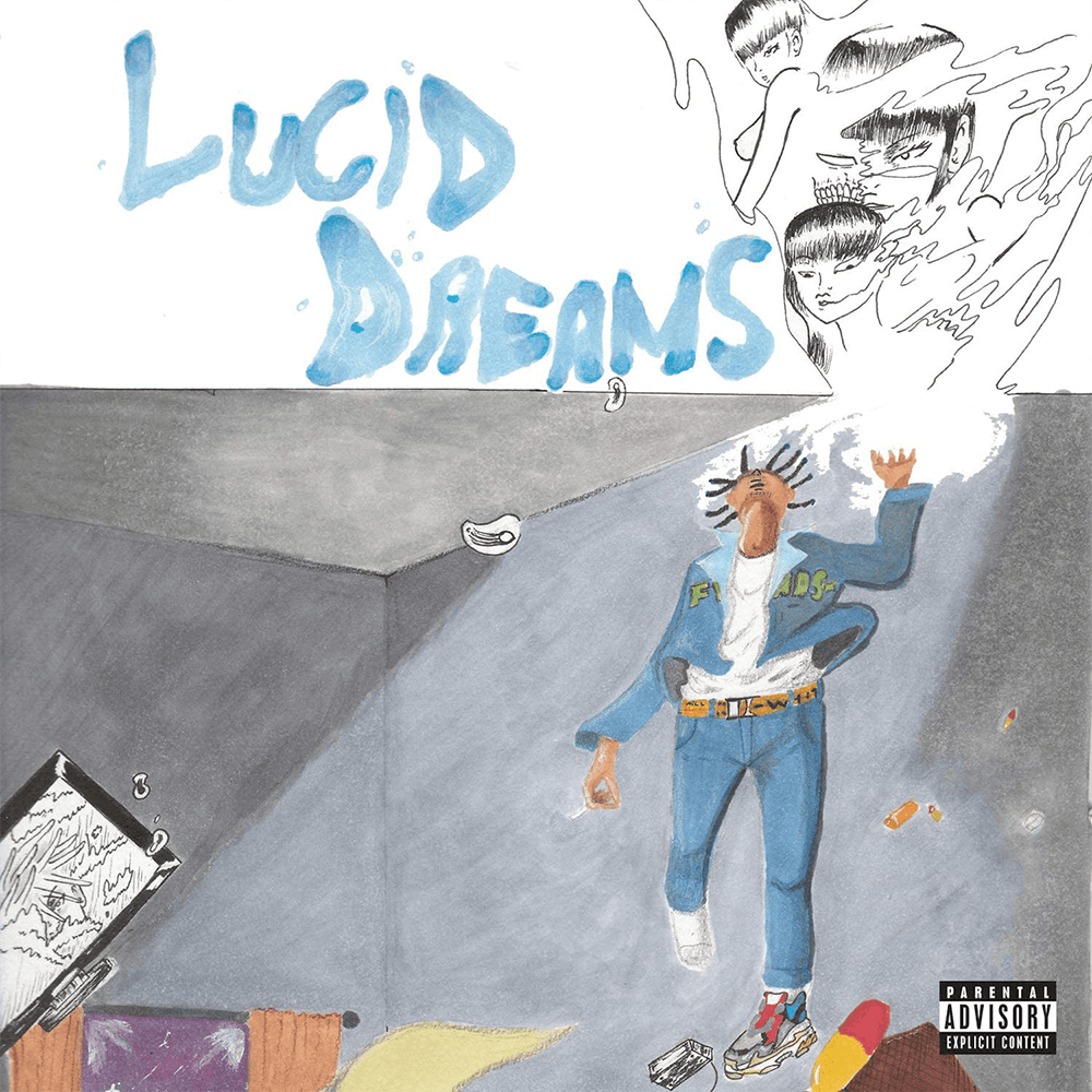 Album cover art for "Juice WRLD - Lucid Dreams (Traduction française)" by Genius traductions françaises