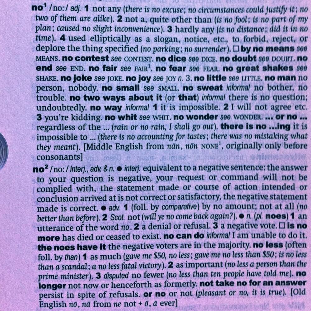 No Dictionary EP