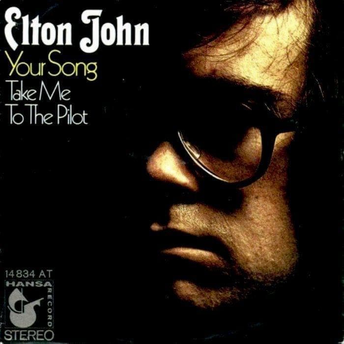 Album cover art for "Your Song" by Elton John