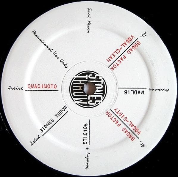 Album cover art for "Broad Factor" by Quasimoto