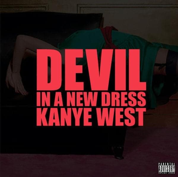 Album cover art for "Devil In a New Dress" by Kanye West & Rick Ross