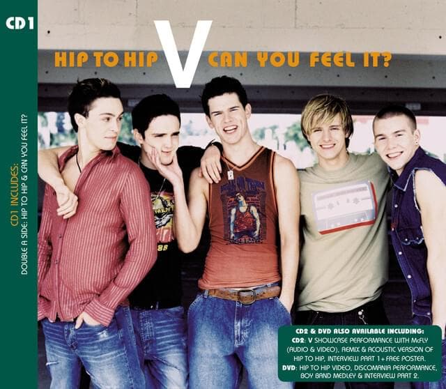 Album cover art for "Can You Feel It" by V (Boy Band)
