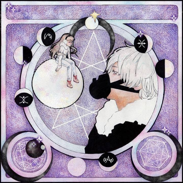 Album cover art for "Moonlight" by U-Pistol & Oh Hee Jung (오희정)