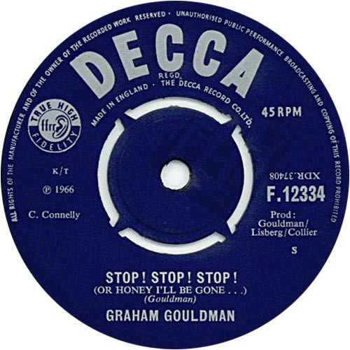 Stop! Stop! Stop! (Or Honey I’ll Be Gone...) / Better To Have Loved And Lost