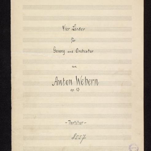 Vier Lieder, Op. 13