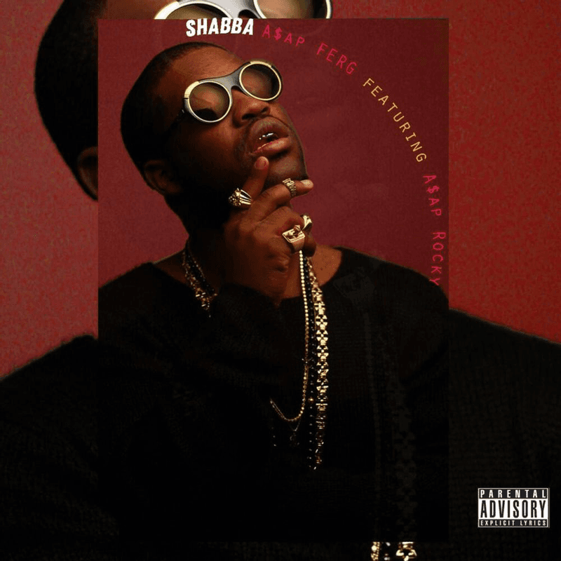 Album cover art for "Shabba" by A$AP Ferg & A$AP Rocky