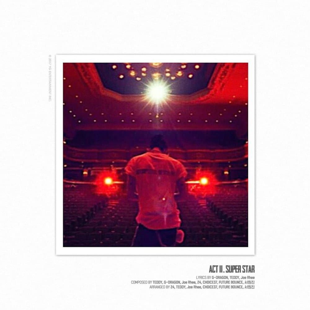 Album cover art for "ACT II. SUPER STAR" by G-DRAGON (지드래곤)
