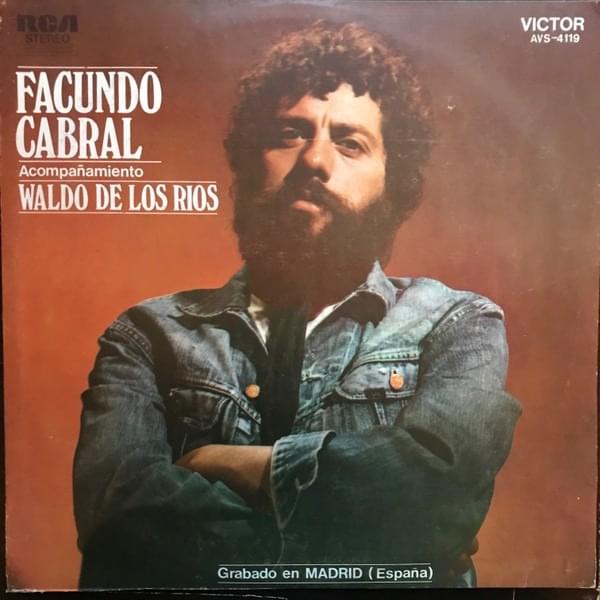 Facundo Cabral acompañado de Waldo de los Ríos