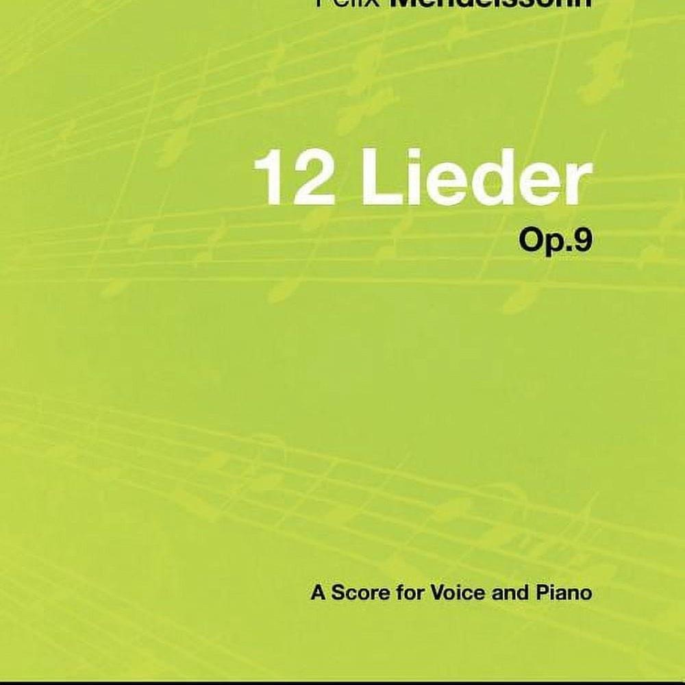 12 Lieder, Op. 9