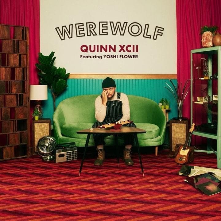 Album cover art for "Werewolf" by Quinn XCII & Yoshi Flower