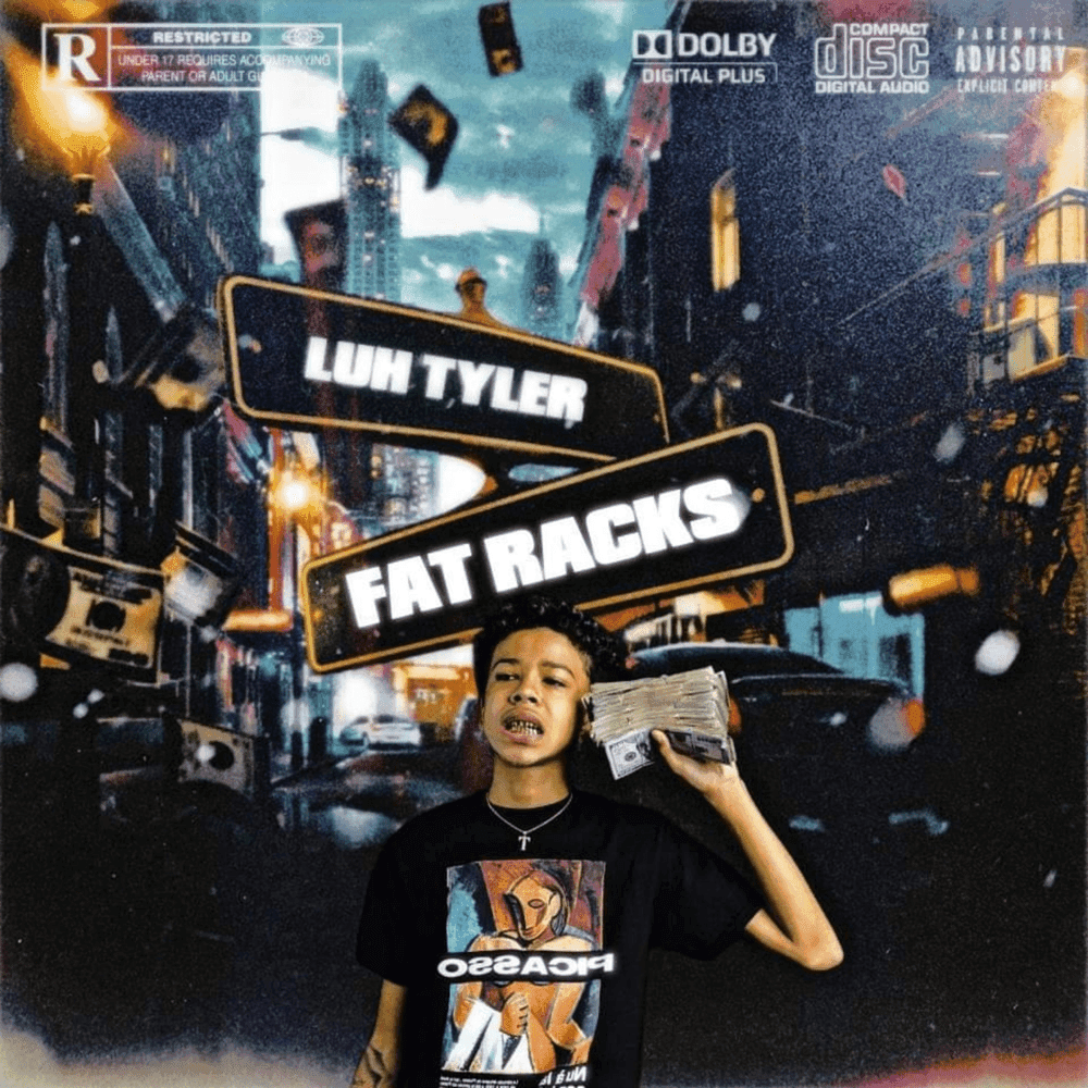Album cover art for "Fat Racks" by Luh Tyler