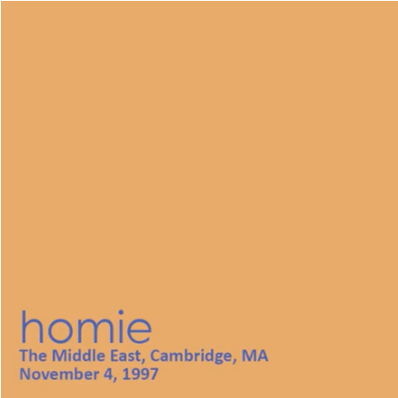 Homie Show #1, 11/4/97 at The Middle East, Boston, MA