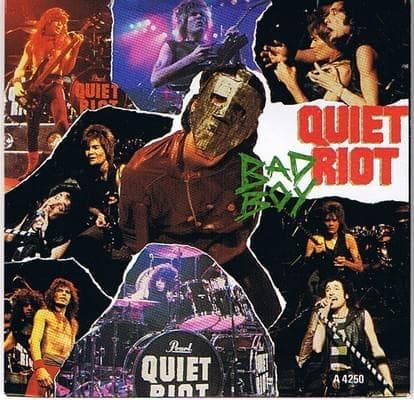 Album cover art for "Bad Boy" by Quiet Riot