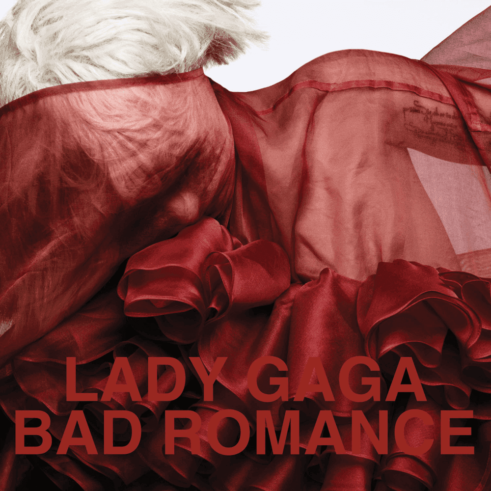 Album cover art for "Bad Romance" by Lady Gaga