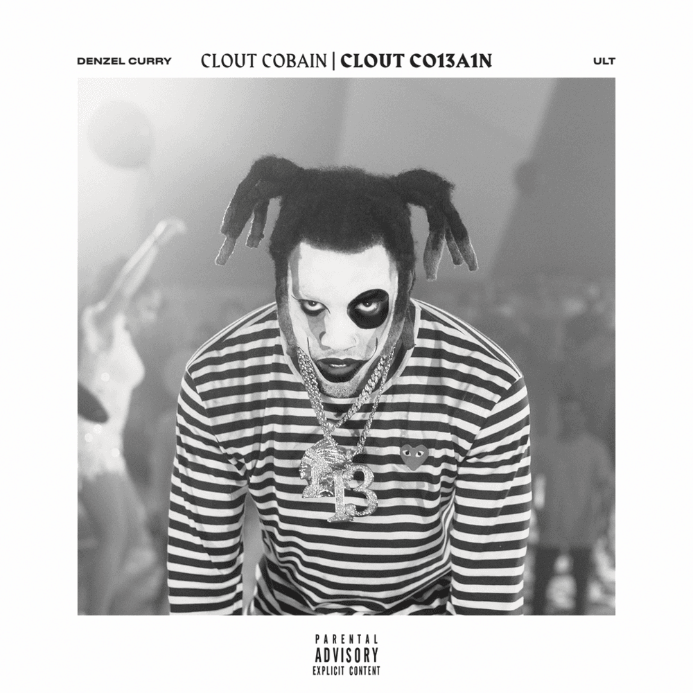 Album cover art for "CLOUT COBAIN | CLOUT CO13A1N" by Denzel Curry