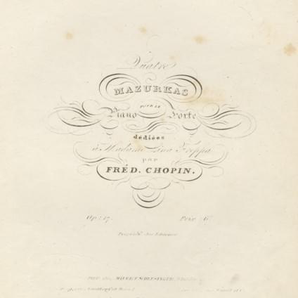 Mazurkas, Op. 17