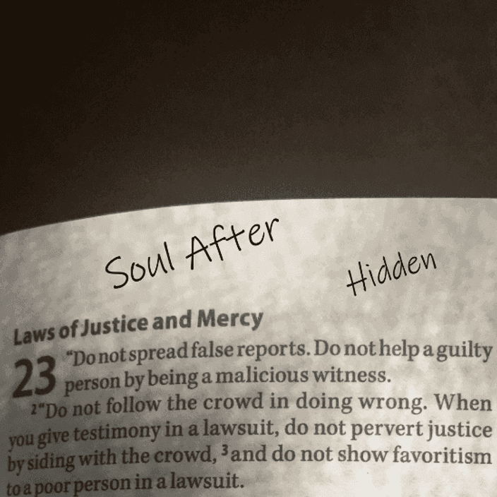 Album cover art for "Hidden" by Soul After