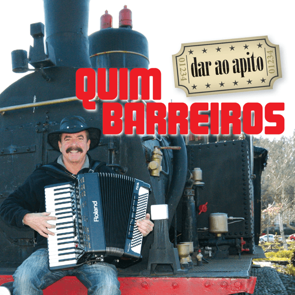 Album cover art for "Dar ao Apito" by Quim Barreiros