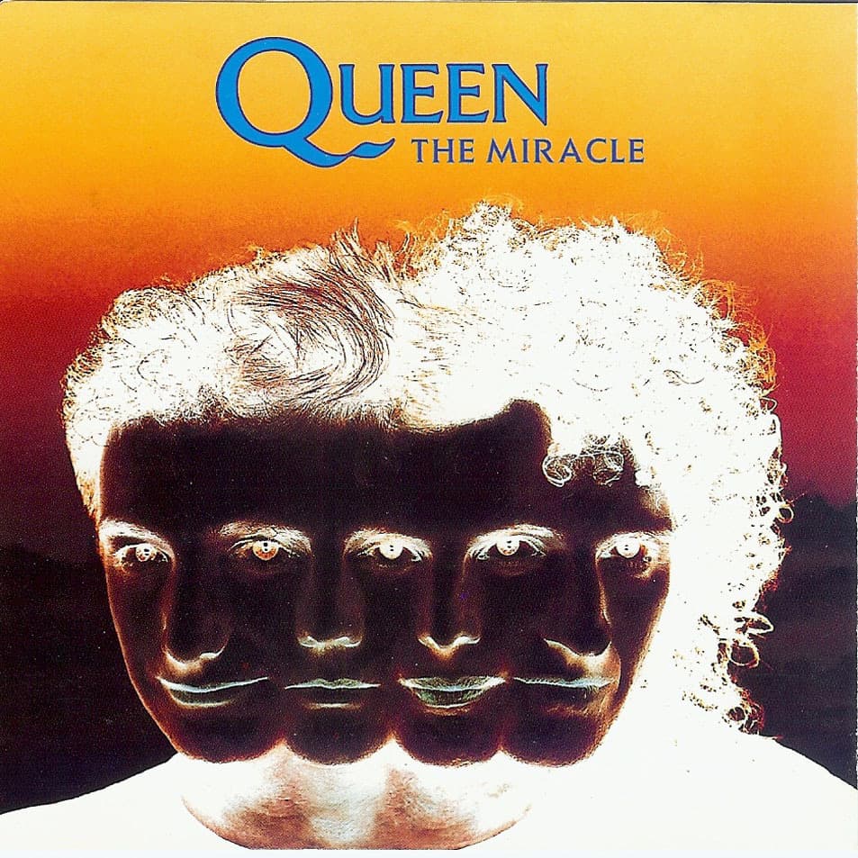 Album cover art for "The Miracle" by Queen