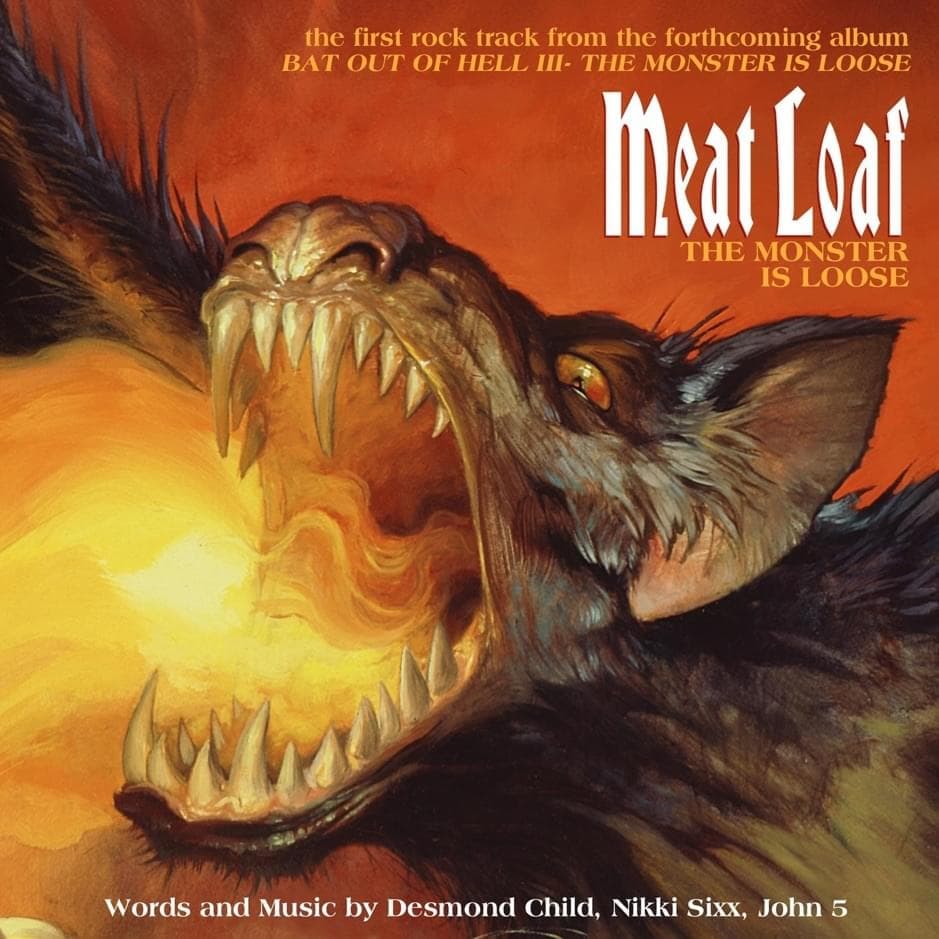 Album cover art for "The Monster Is Loose" by Meat Loaf