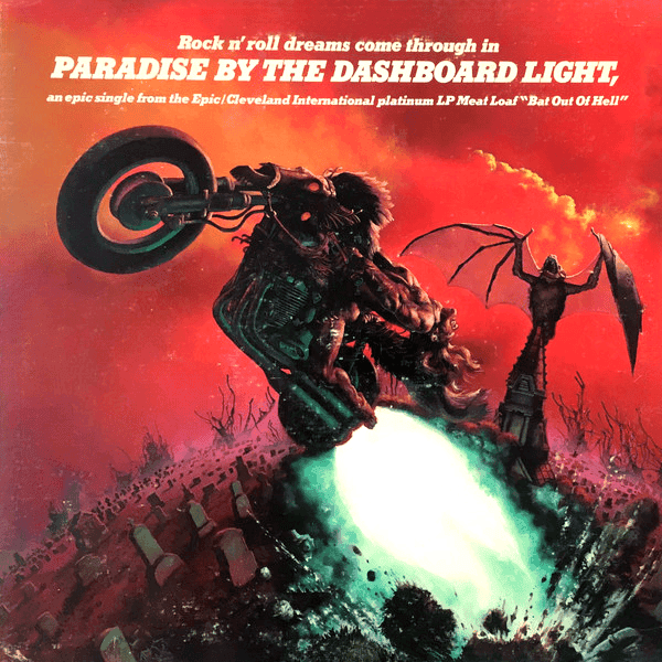 Album cover art for "Paradise by the Dashboard Light" by Meat Loaf & Ellen Foley