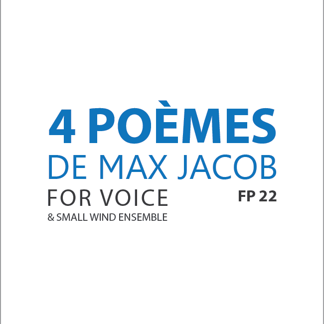 Quatre poèmes de Max Jacob