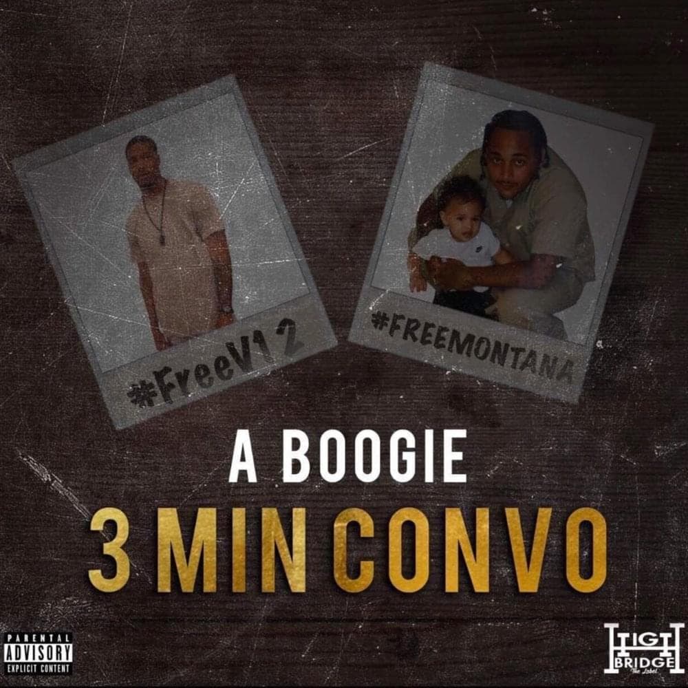 Album cover art for "3 Min Convo" by A Boogie wit da Hoodie