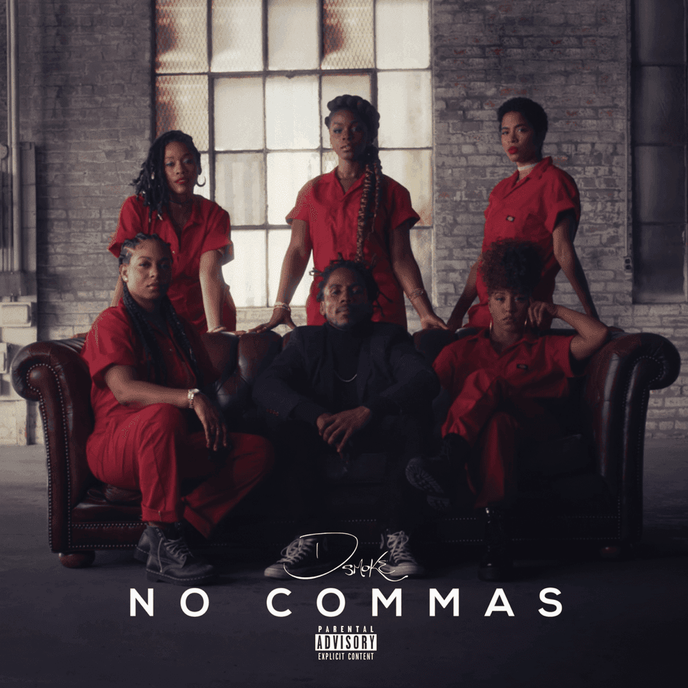 Album cover art for "No Commas" by D Smoke