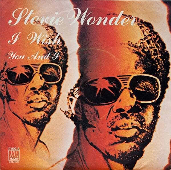 Album cover art for "I Wish" by Stevie Wonder