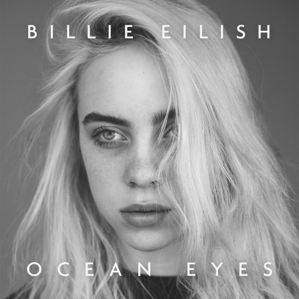 Album cover art for "ocean eyes" by Billie Eilish