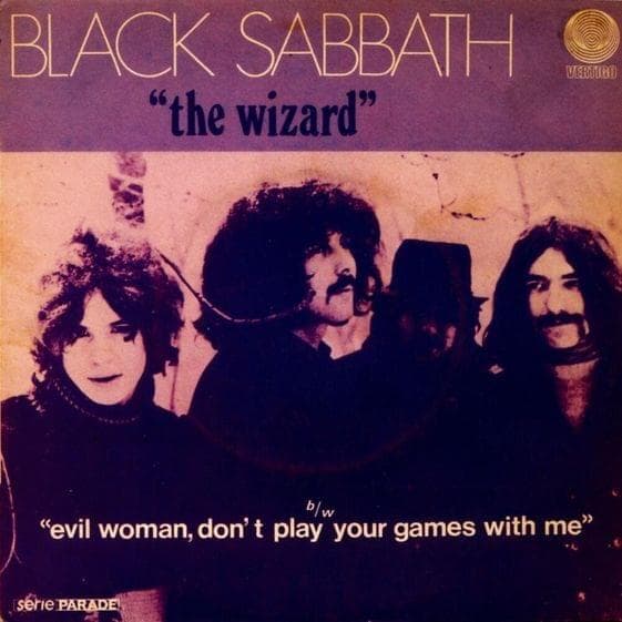 Album cover art for "The Wizard" by Black Sabbath