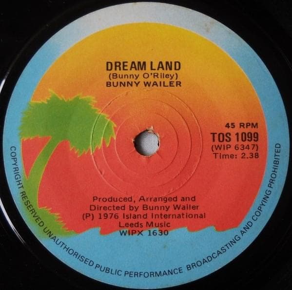 Album cover art for "Dream Land" by Bunny Wailer