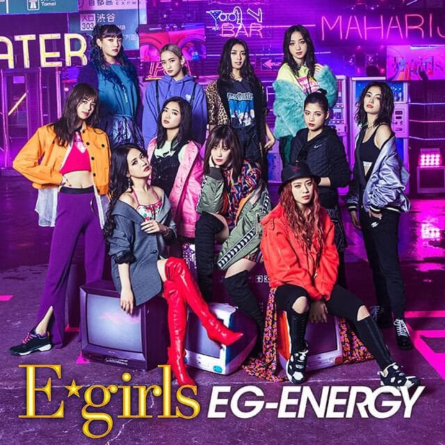 Album cover art for "EG-ENERGY" by E-girls