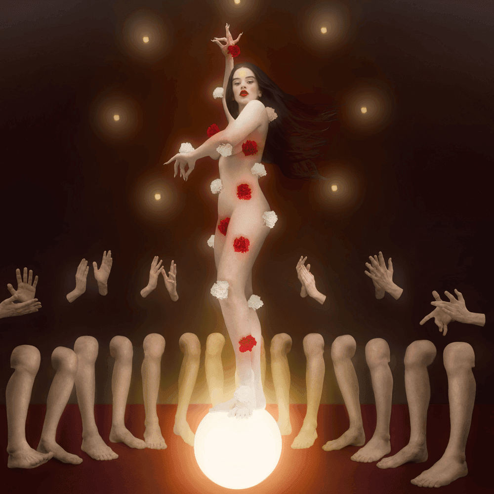 Album cover art for "DI MI NOMBRE (Cap.8: Éxtasis)" by ROSALÍA