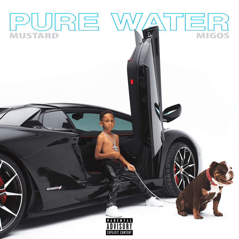 Album cover art for "Pure Water" by Mustard