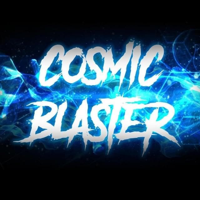 Album cover art for "Cosmic Blaster" by F-777