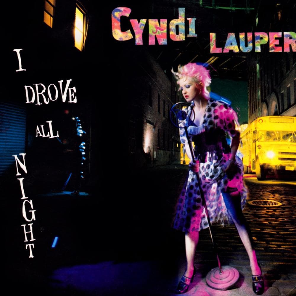 Album cover art for "I Drove All Night" by Cyndi Lauper