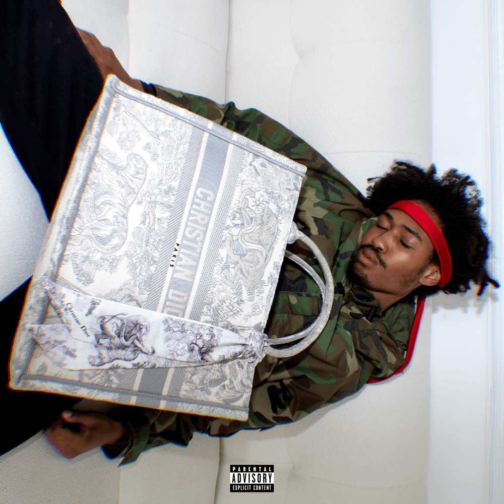 Album cover art for "Bandana Man Slim" by M Waves